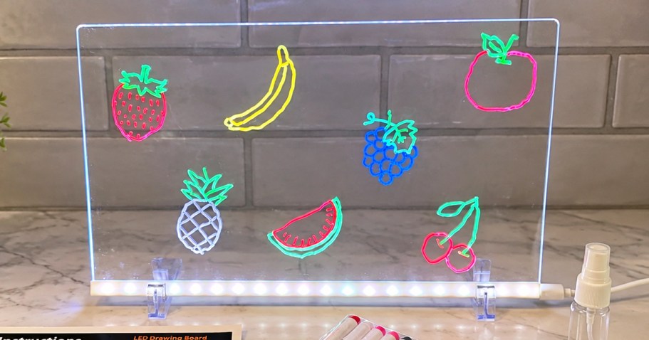 LED Drawing Board w/ Light Effects Only $9.99 on Amazon (Reg. $20)