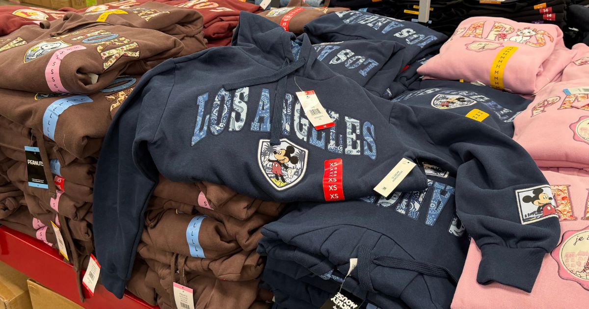 Sam’s Club Disney & Peanuts Women’s Hoodies Just $12.98