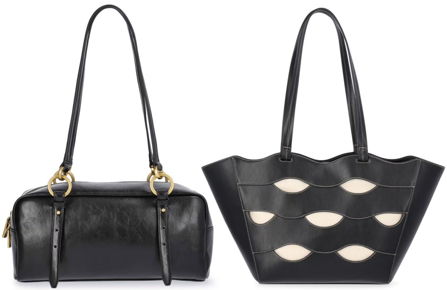 Scoop Women&rsquo;s Top Handle Shoulder Bag and Free Assembly Women&rsquo;s Allegra Tote Handbag
