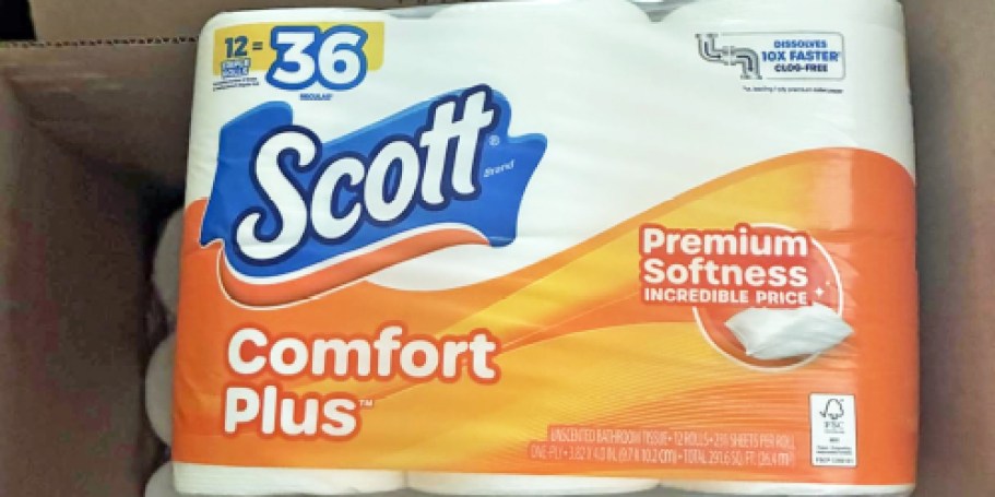 Scott Toilet Paper 48-Count Triple Rolls Just $15 Shipped on Amazon