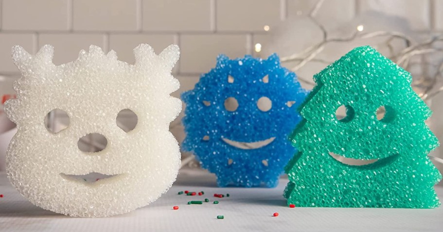 Scrub Daddy Winter Shapes Sponges 3-Pack Just $7.49 on Walmart.com