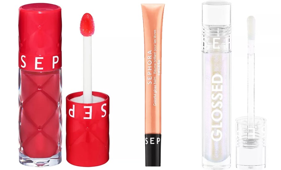 3 Sephora Collection lip glosses in a row