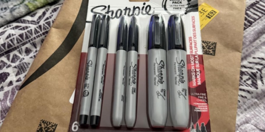 Sharpie Markers Variety 6-Pack Only $5.45 Shipped on Amazon