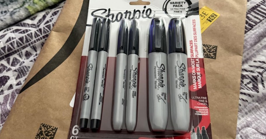Sharpie Markers Variety 6-Pack Only $5.45 Shipped on Amazon