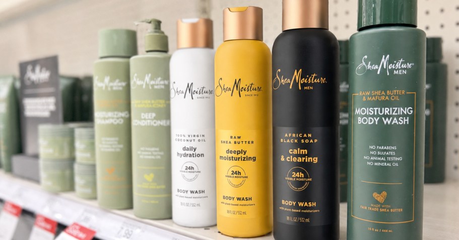 SheaMoisture Body Wash Only $1 Shipped w/ Stacking Amazon Coupons (Reg. $12)