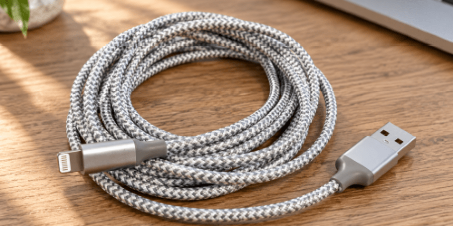 10′ Lightning Charging Cables 3-Pack Only $3.49 on Amazon