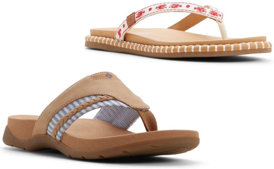 Stock images of two Sperry Women's Sandals