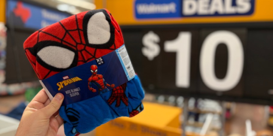 Kids Character Hooded Blanket Sleepers Just $10 on Walmart.com (Reg. $17)