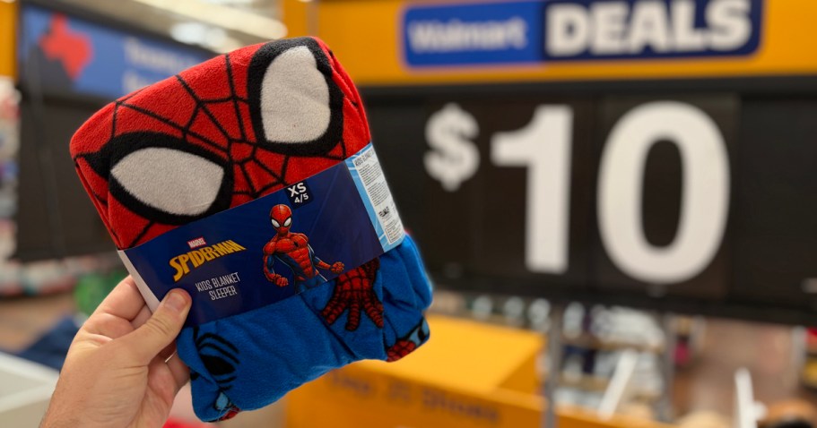 Kids Character Hooded Blanket Sleepers Just $10 on Walmart.com (Reg. $17)