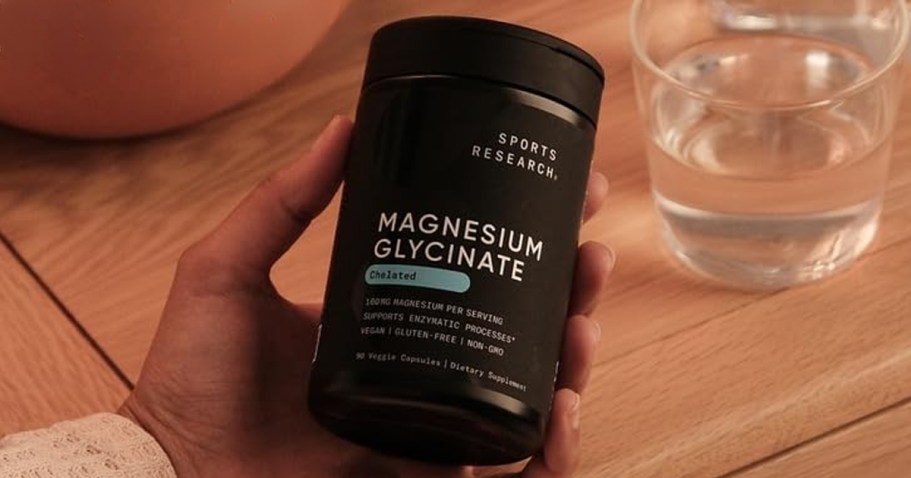 Magnesium Glycinate 90-Count Only $9.70 Shipped on Amazon