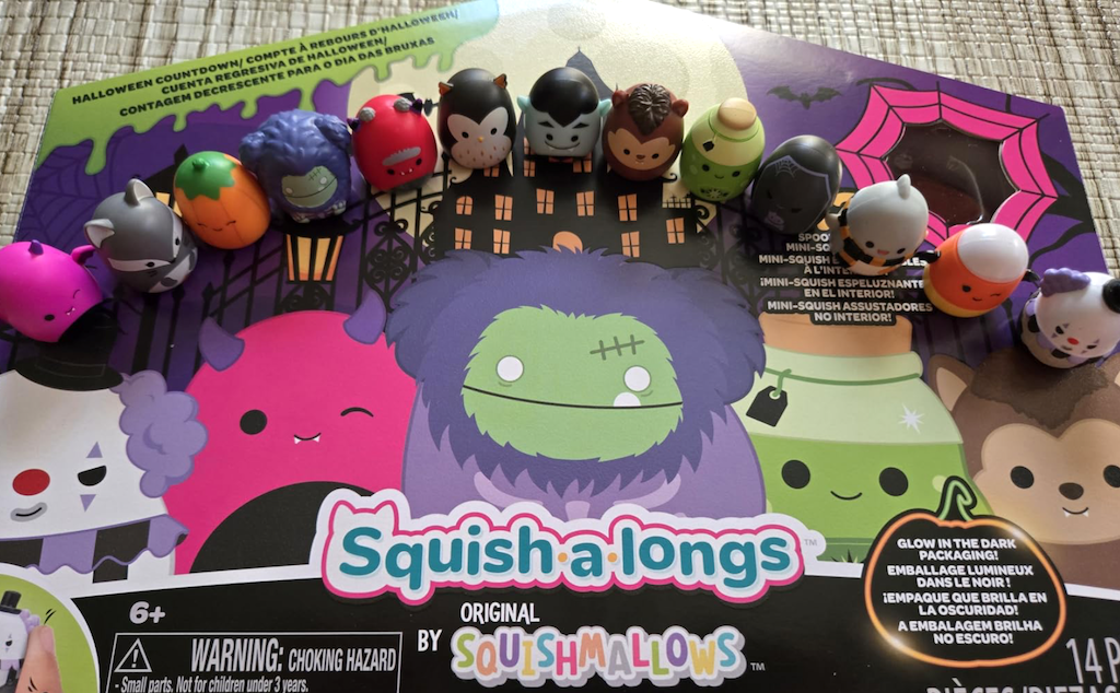 Squishmallows Squish-a-longs Halloween Countdown Calendar Only $15 on Amazon