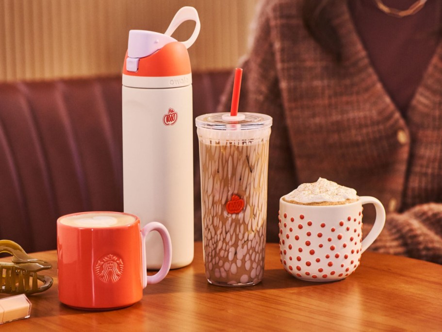 Sneak Peek! NEW Starbucks Pumpkin Spice Owala Bottle, Tumbler & More Drop 8/25