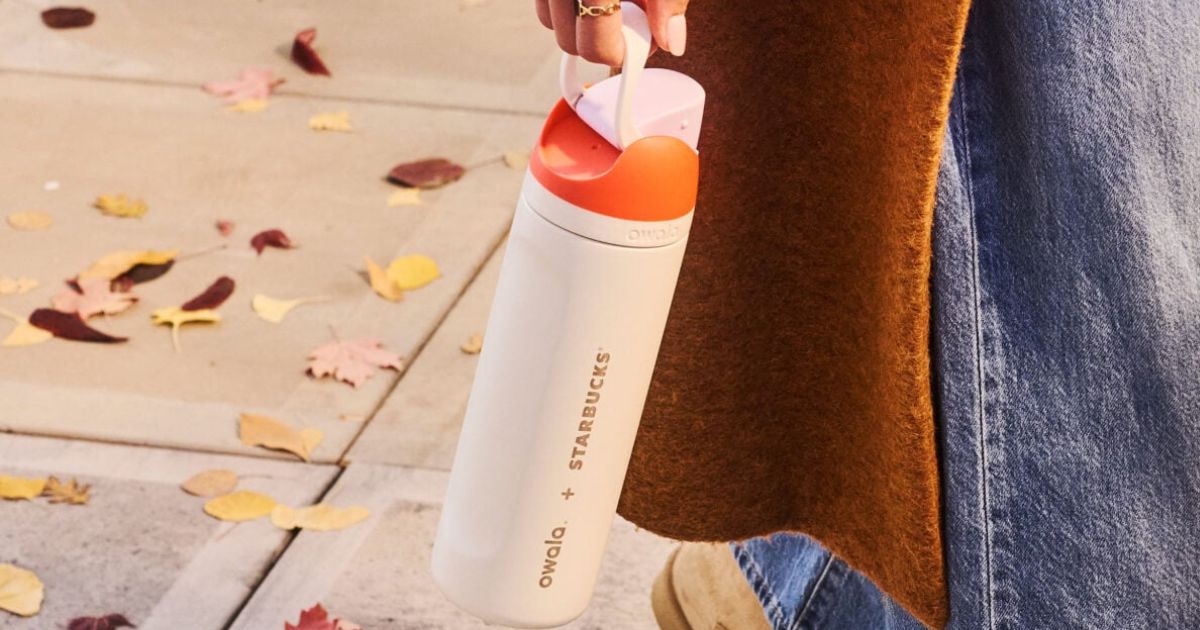 Starbucks Pumpkin Spice Drinkware Collection Drops Today | Owala Bottle, Icon Tumbler & More