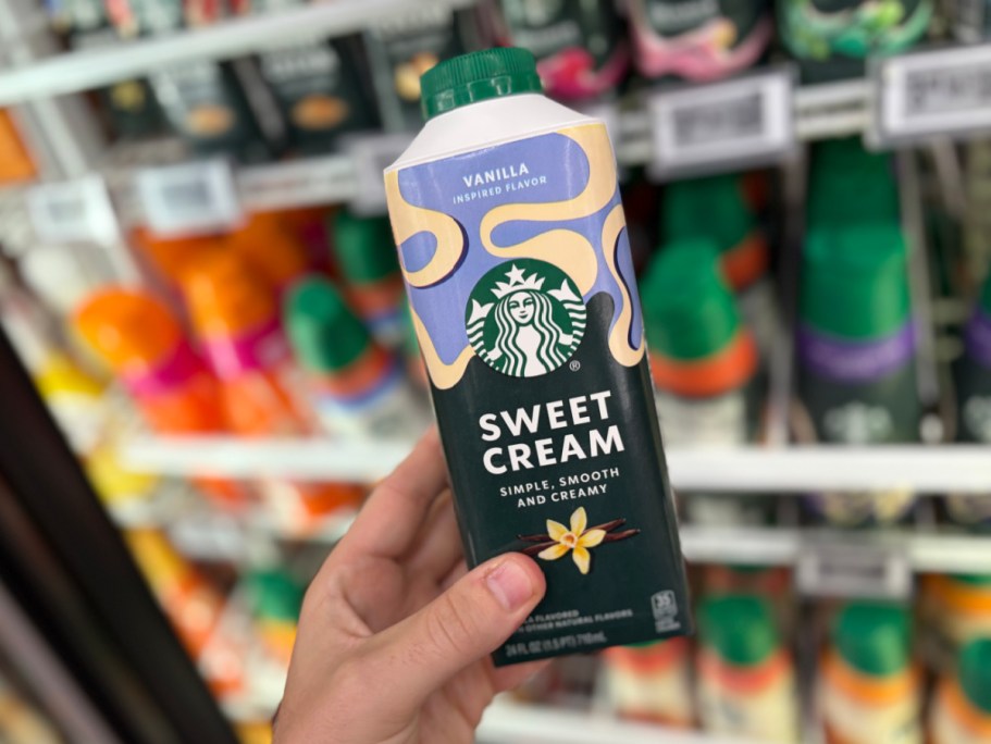 FREE Starbucks Sweet Cream Coffee Creamer After Easy Rebate ($8 Value)