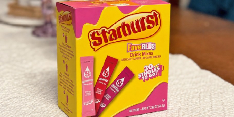 Starburst Drink Mix Singles 30-Count Variety Pack Just $4.72 Shipped on Amazon