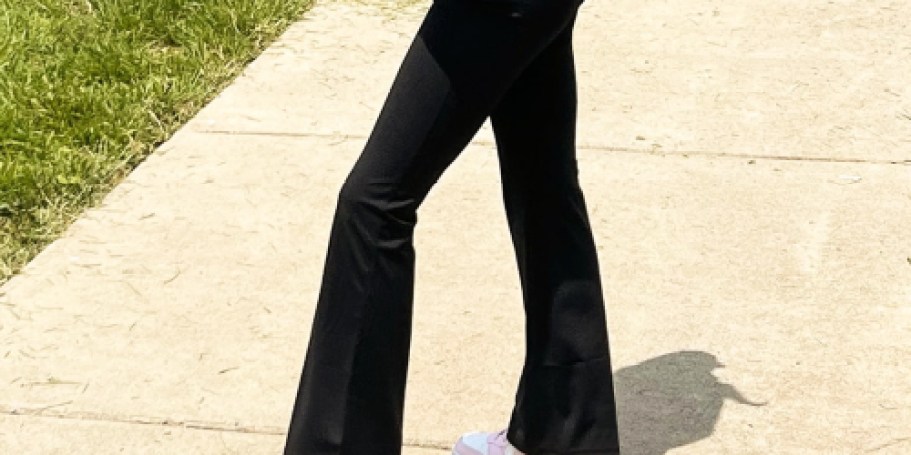 Girls Flare Leggings $10.79 on Amazon (Lots of Color Options)