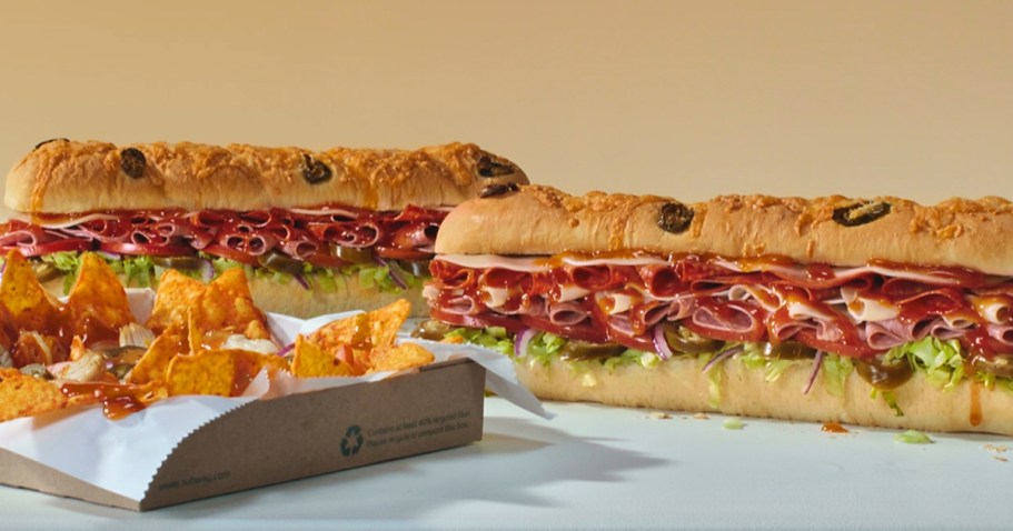 NEW Subway Doritos Hot Honey Nachos Start at $5 + 2 Hot Honey Subs!