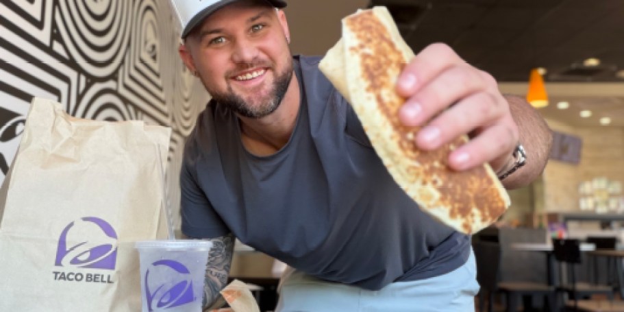 RUN to Taco Bell: $1 Quesaritos + $1 Drinks – Today Only!