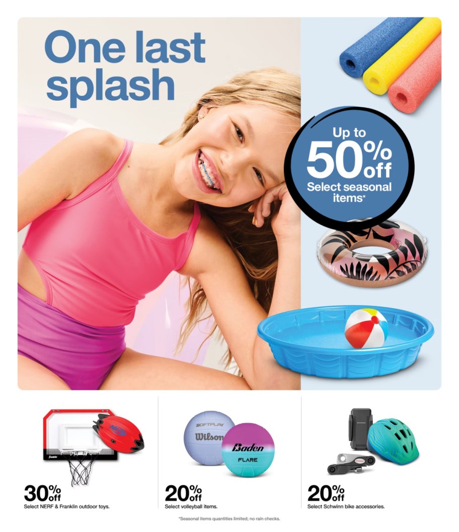 page from Target ad