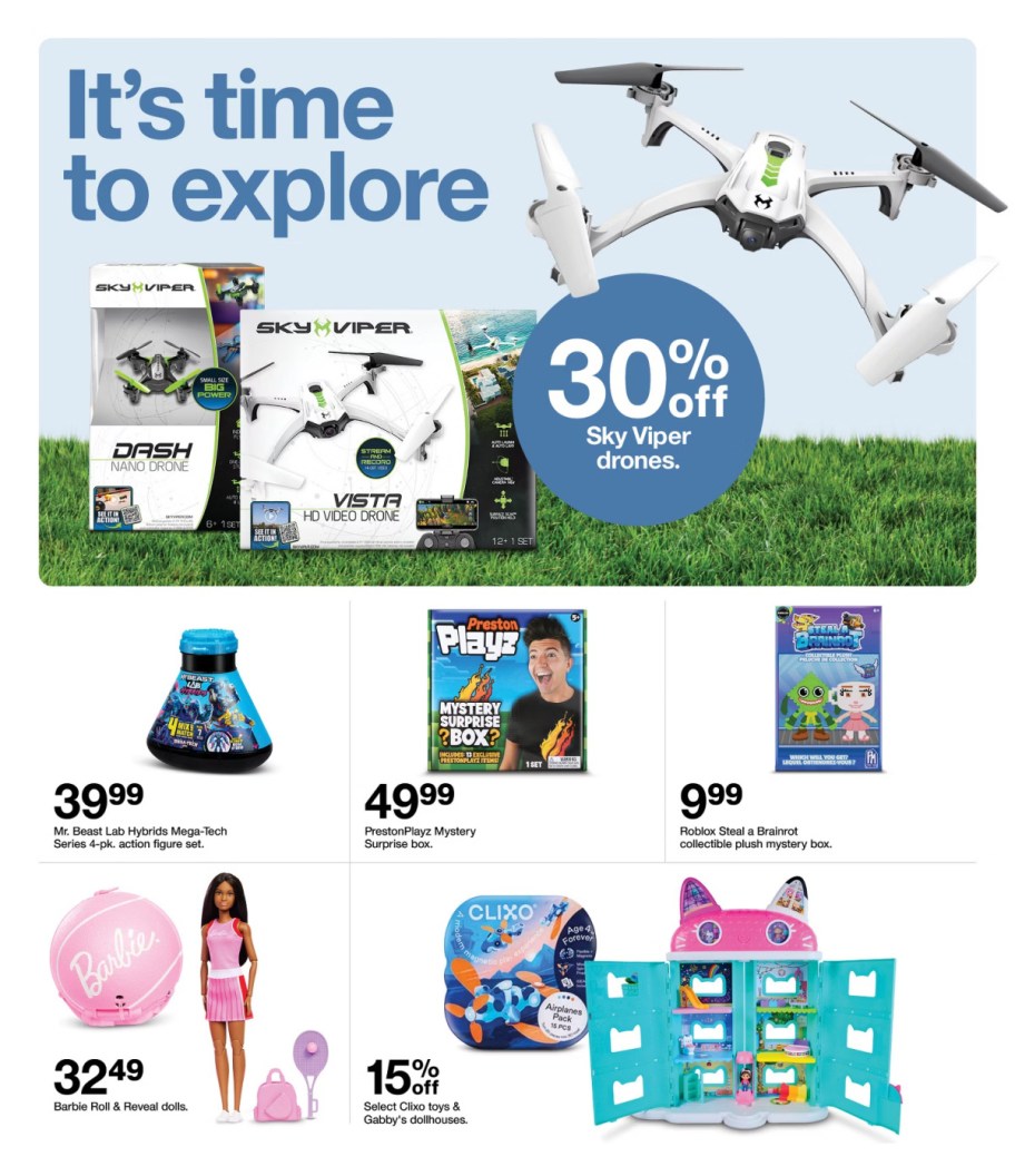 page from Target ad