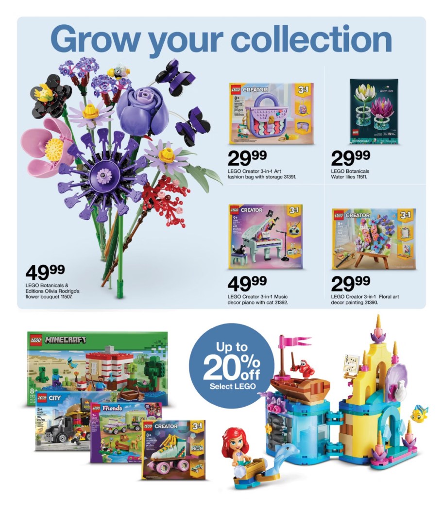 page from Target ad