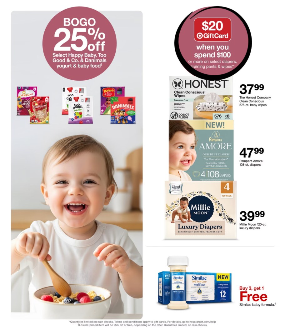 page from Target ad