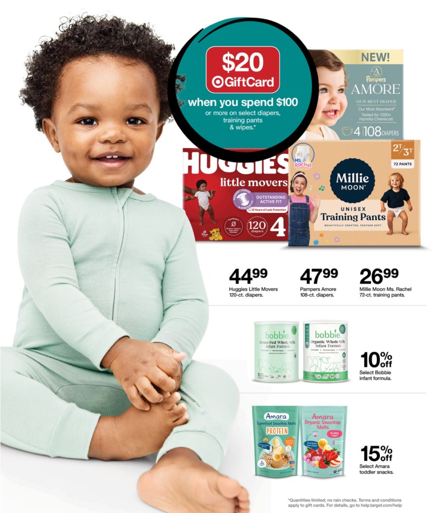page from Target ad