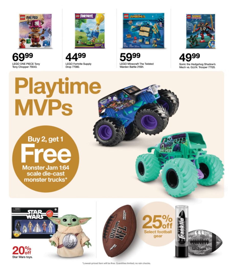 page from Target ad