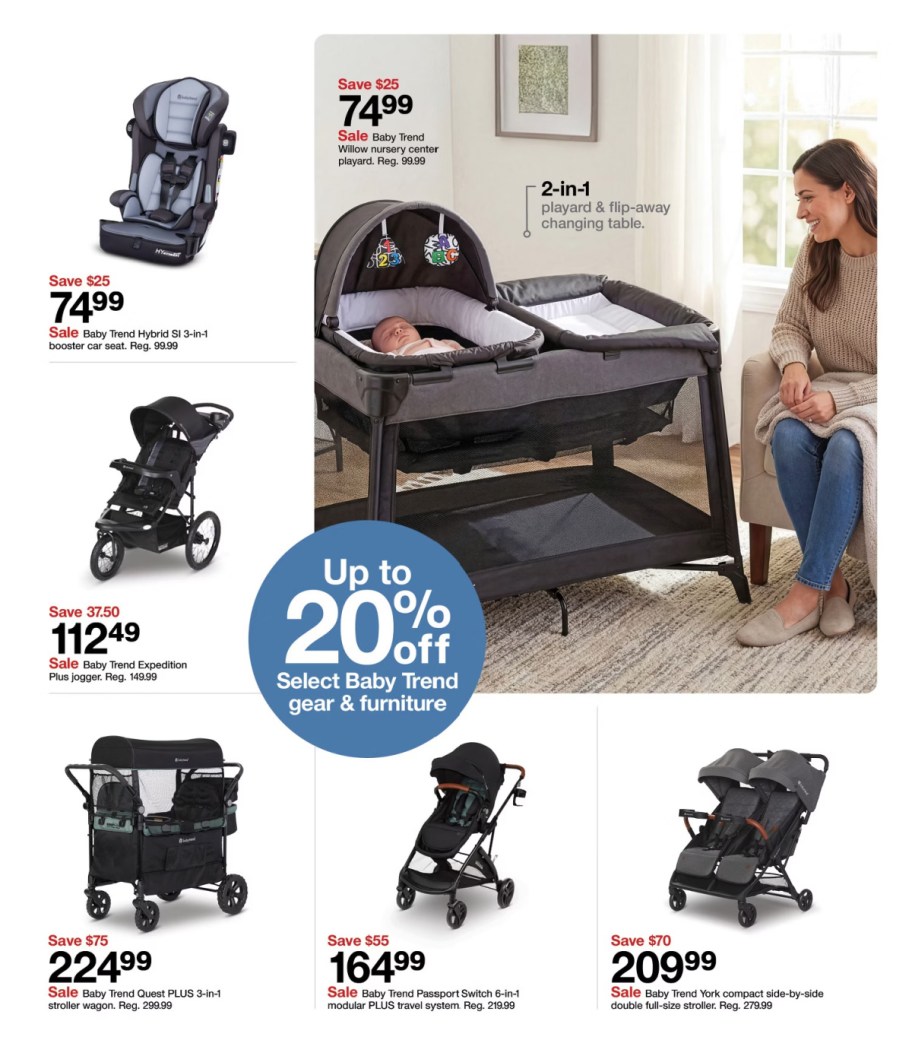 page from Target ad