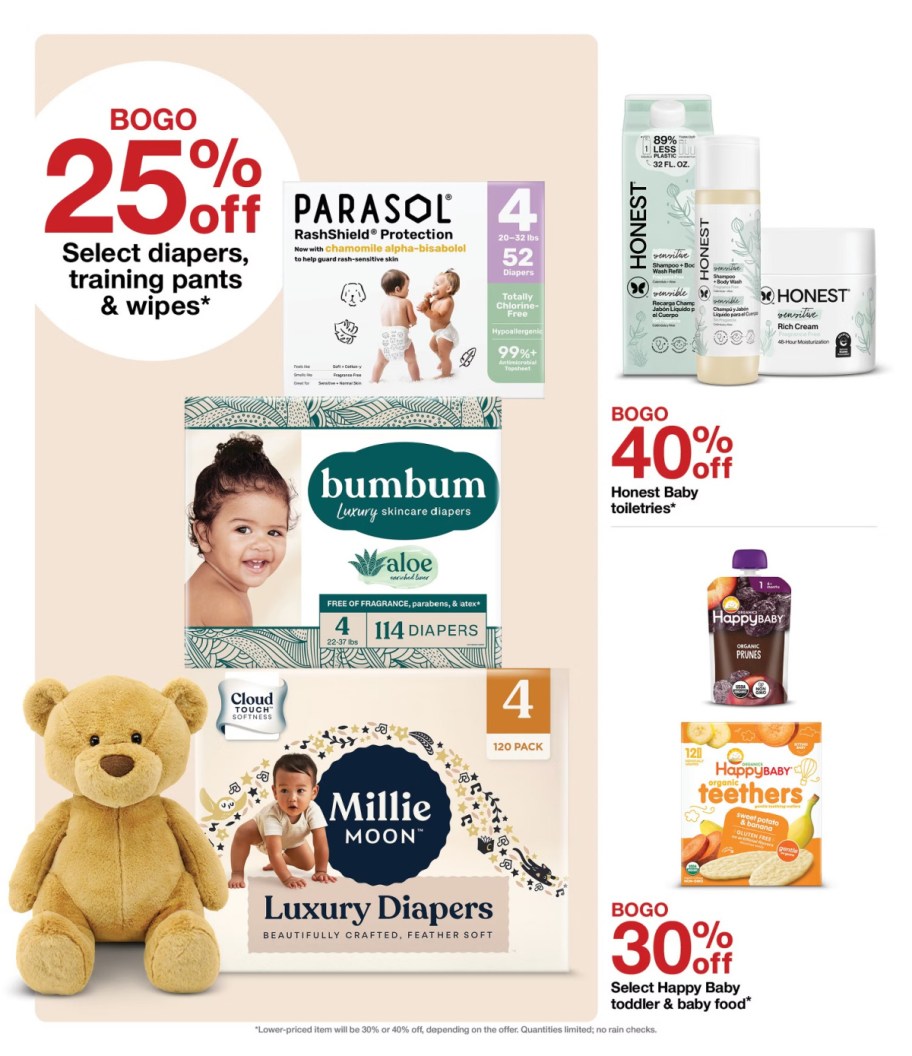 page from Target ad