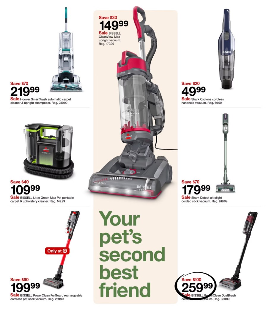 page from Target ad