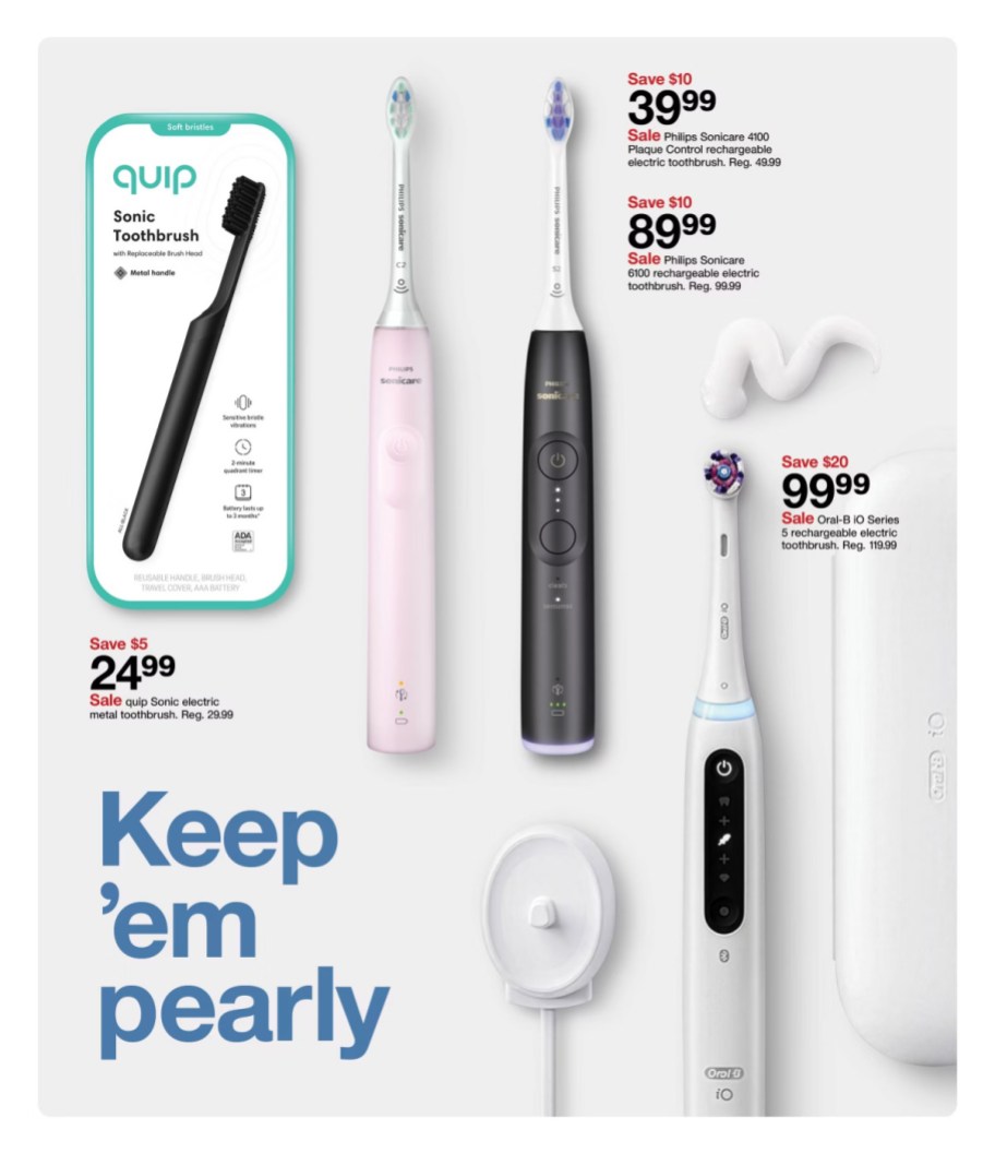 page from Target ad