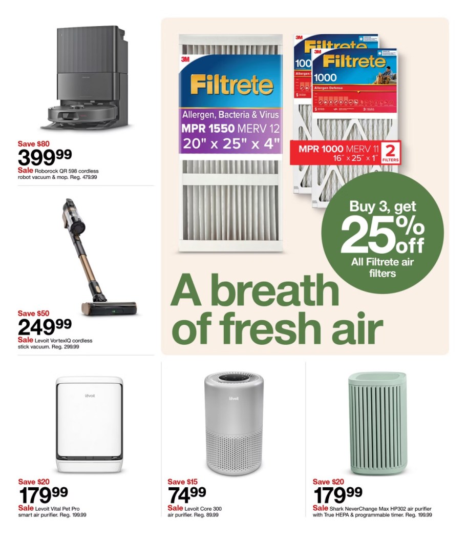 page from Target ad