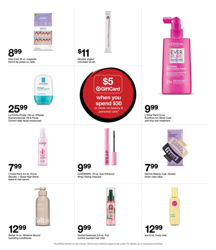 page from Target ad