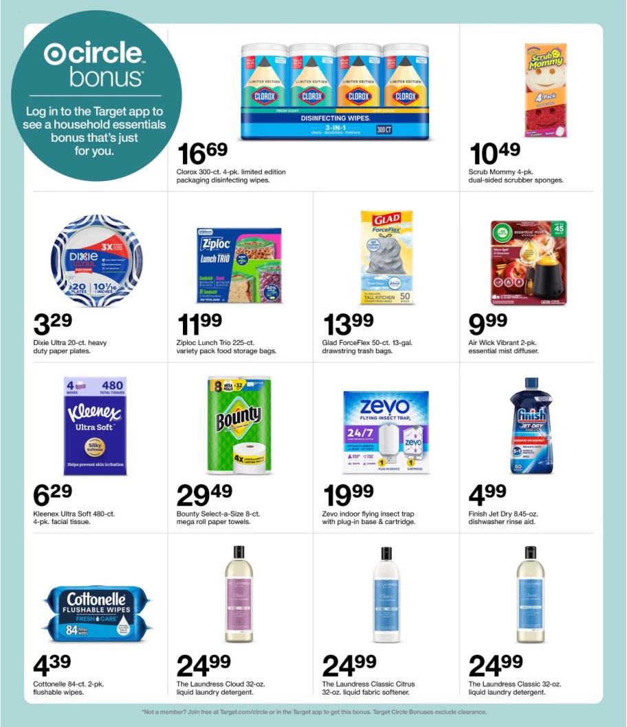page from Target ad