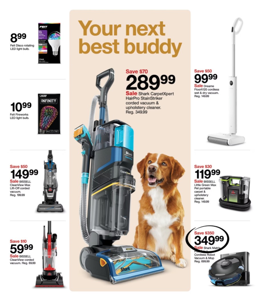 page from Target ad