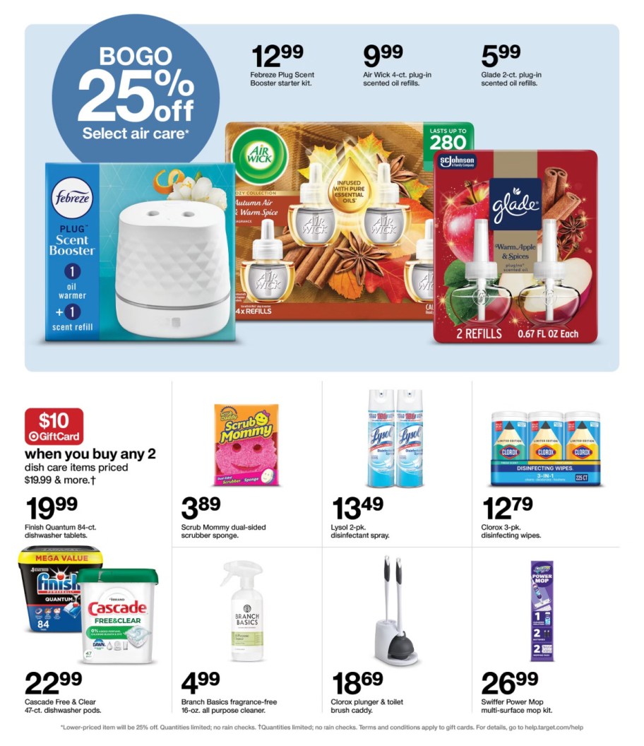 page from Target ad