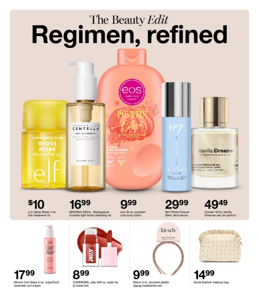 page from Target ad