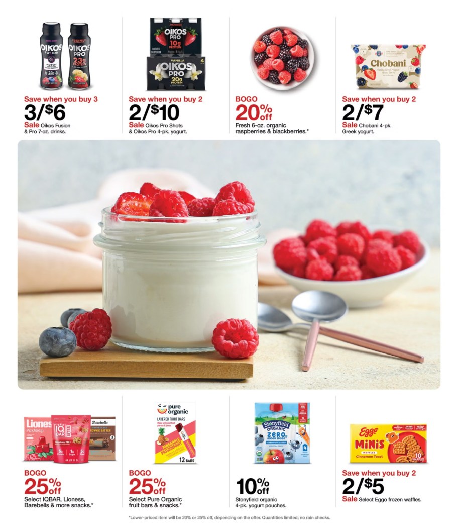 page from Target ad