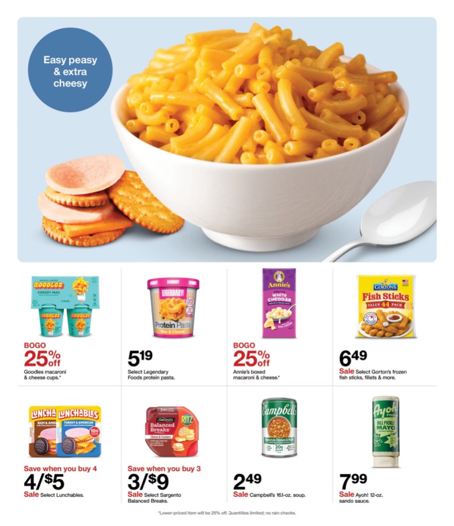 page from Target ad