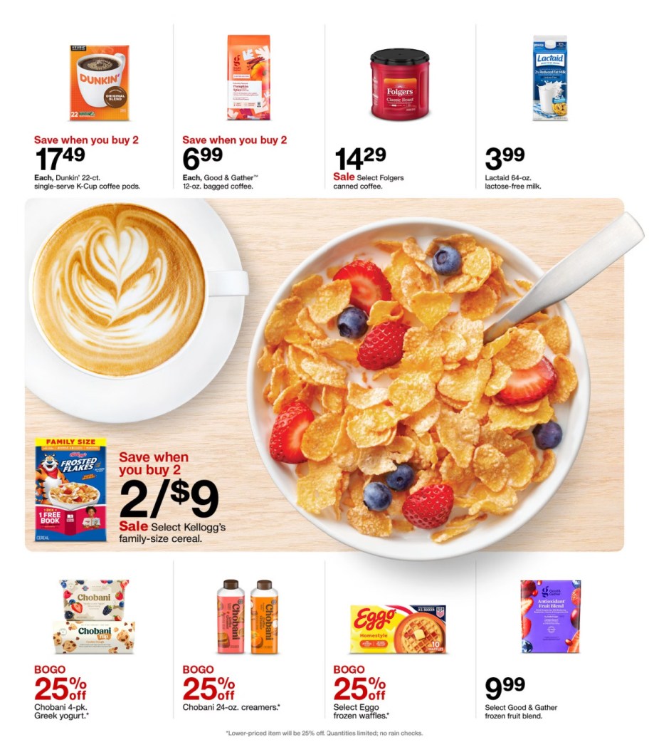 page from Target ad