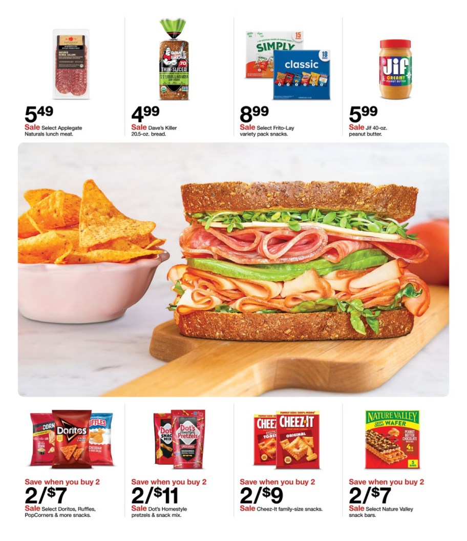 page from Target ad
