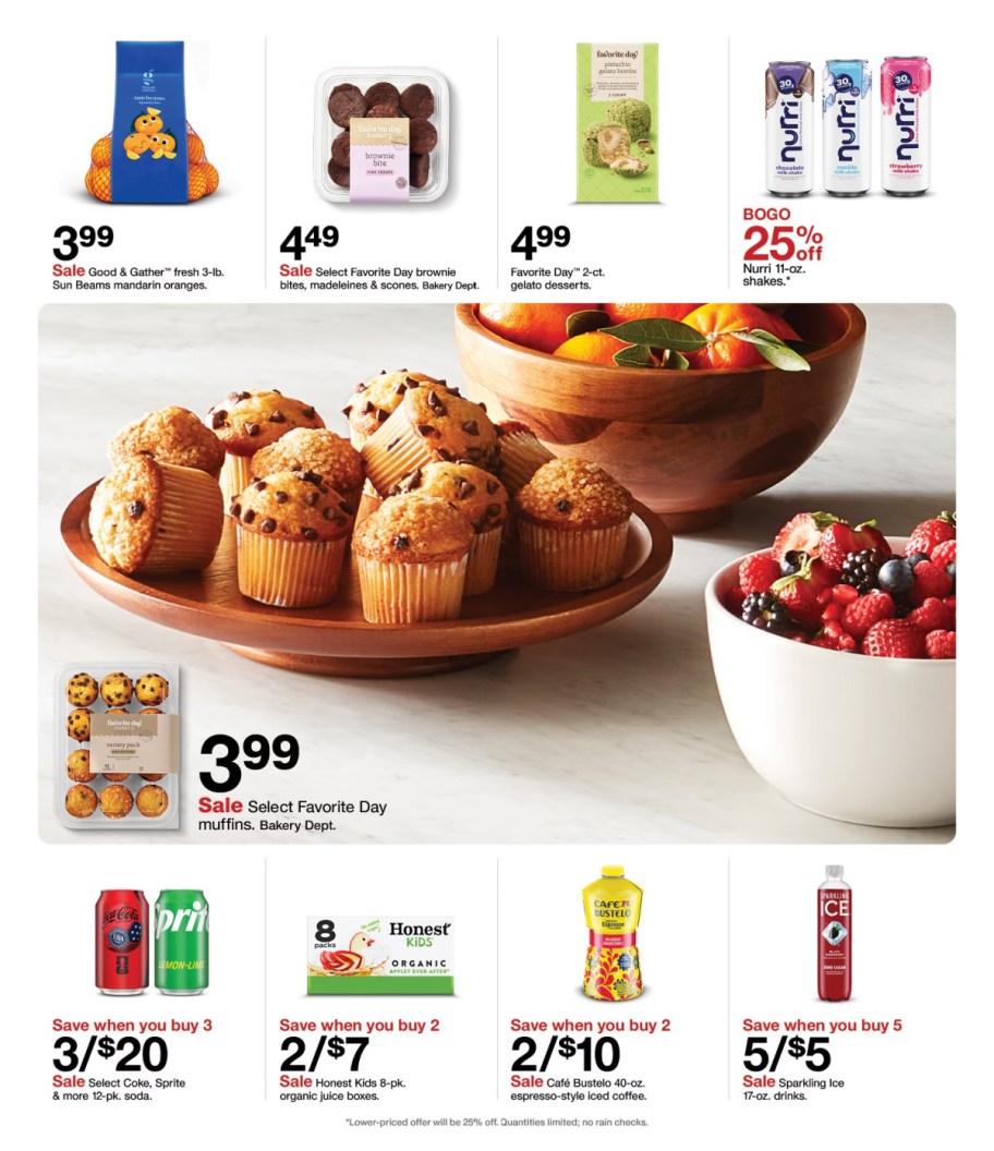 page from Target ad