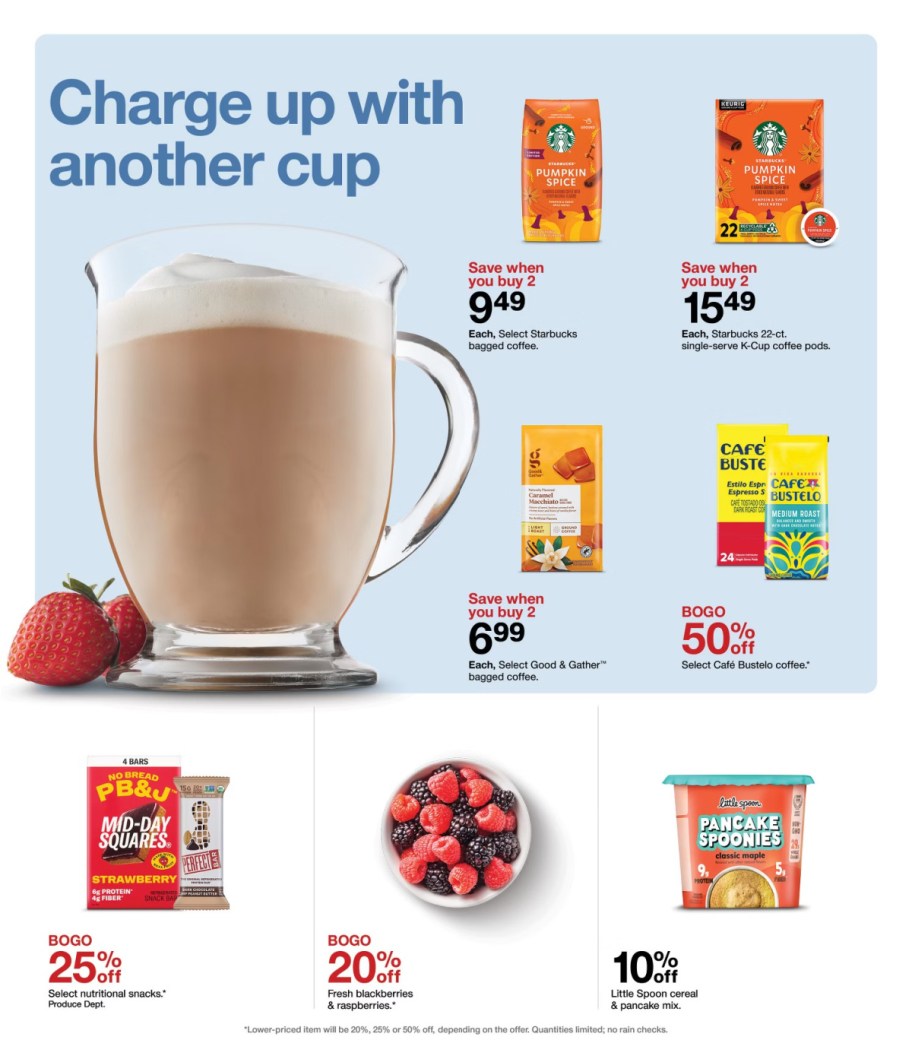 page from Target ad