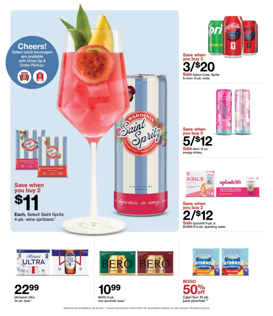 page from Target ad