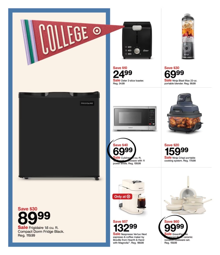 page from Target ad