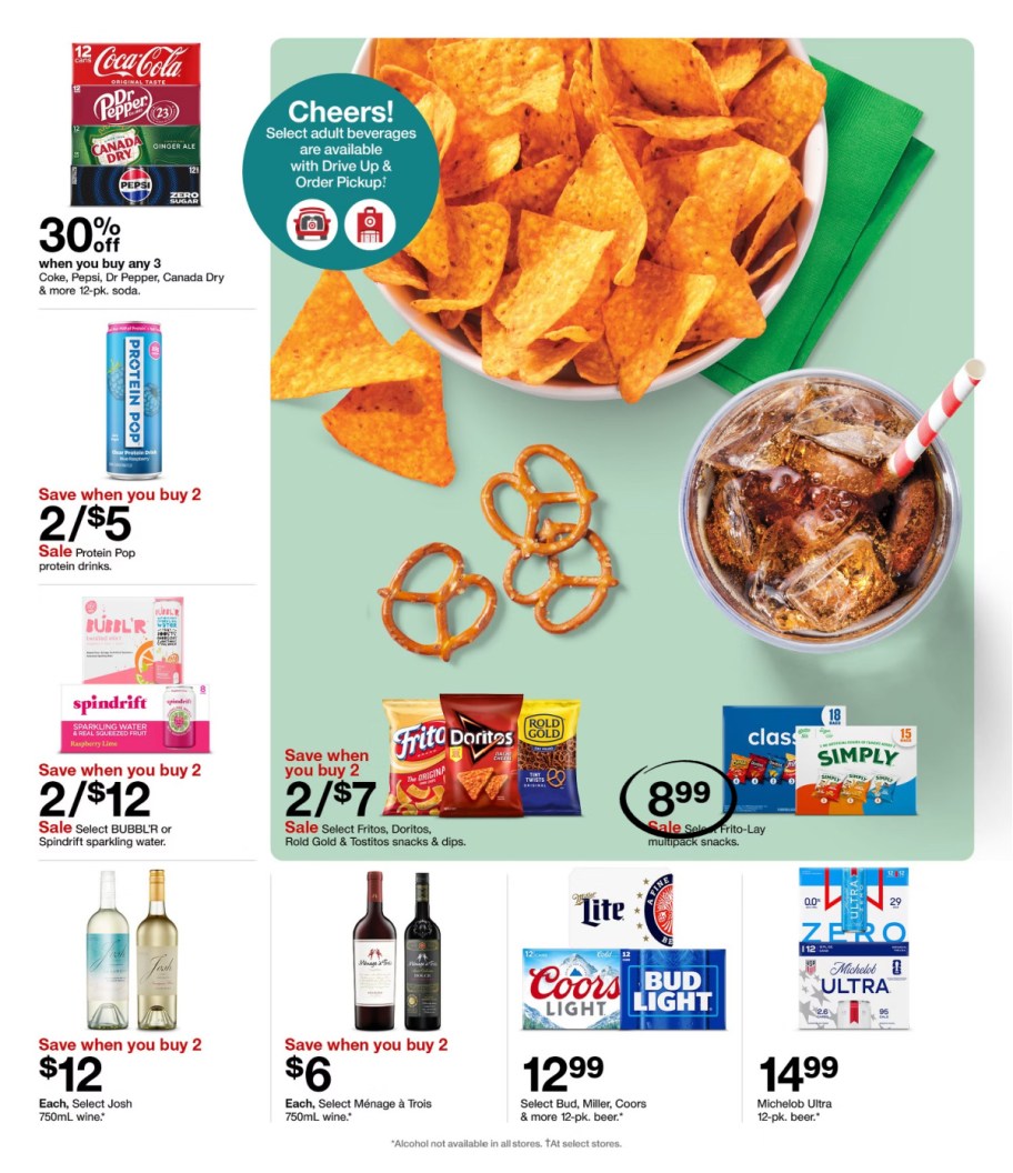 page from Target ad