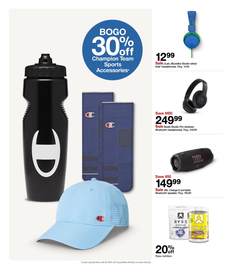 page from Target ad