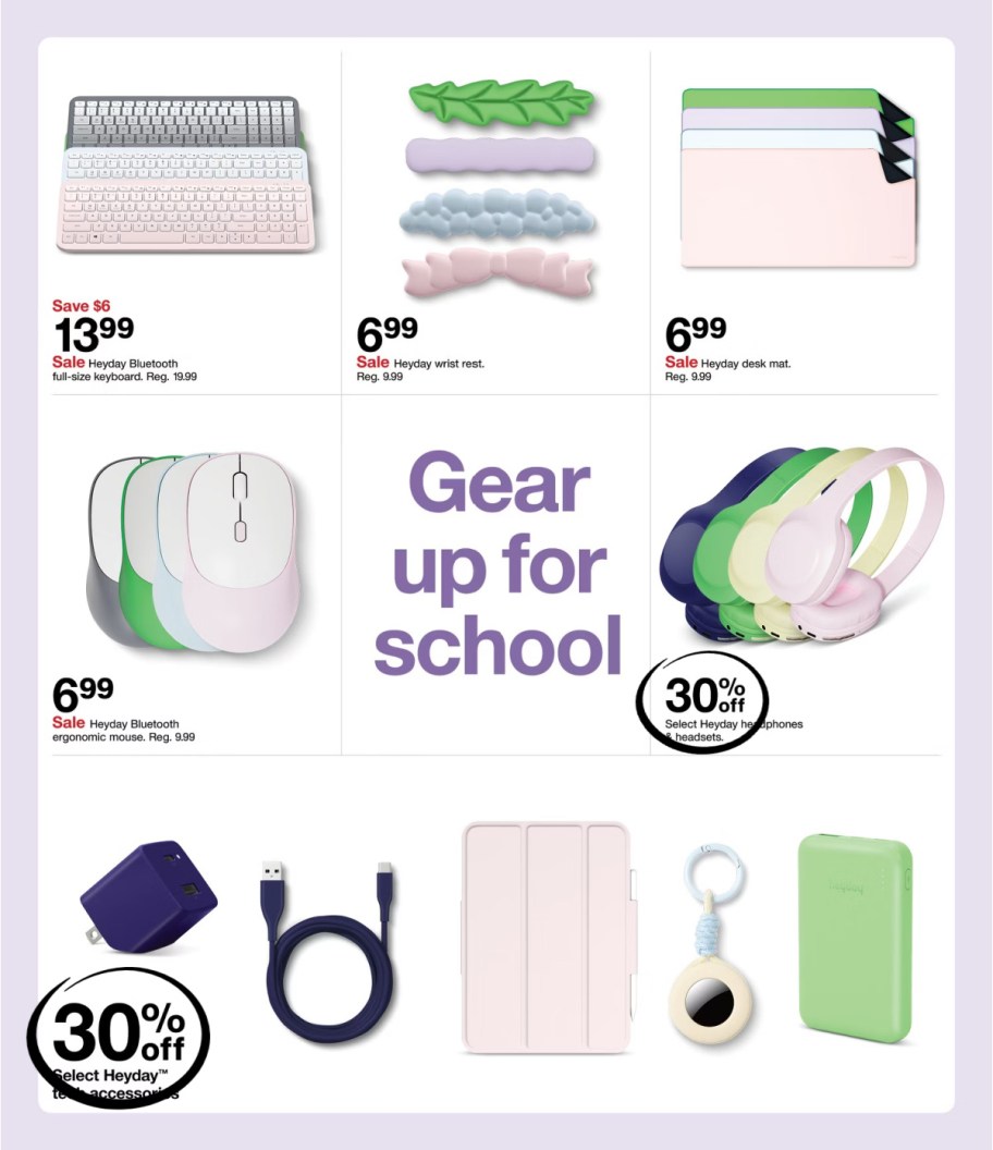page from Target ad