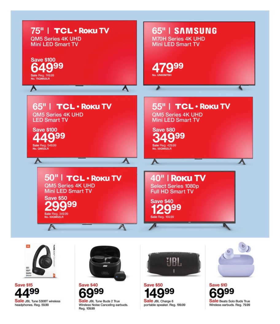 page from Target ad